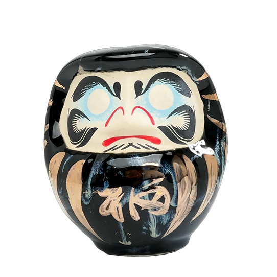 Traditional Black Daruma — boy boy studios